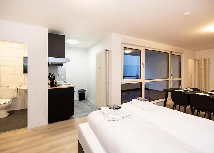 Modernes In Der Innenstadt Apartment Würzburg