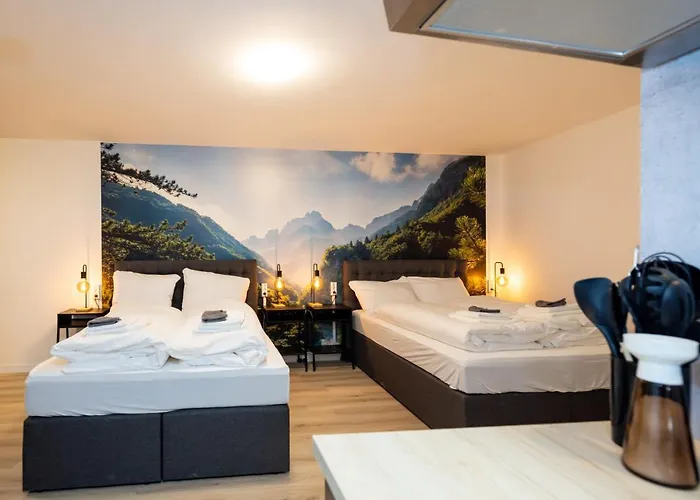 Modernes In Der Innenstadt Apartment Würzburg